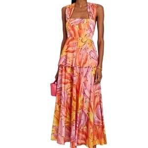 FARM RIO MAXI PATTERNED DRESS